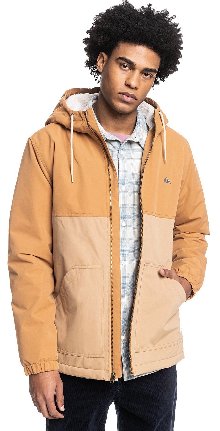 quiksilver sherpa lined jacket