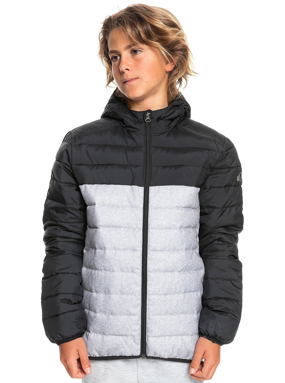 jacket Quiksilver Scaly Mix - KVJ0/Black - boy´s