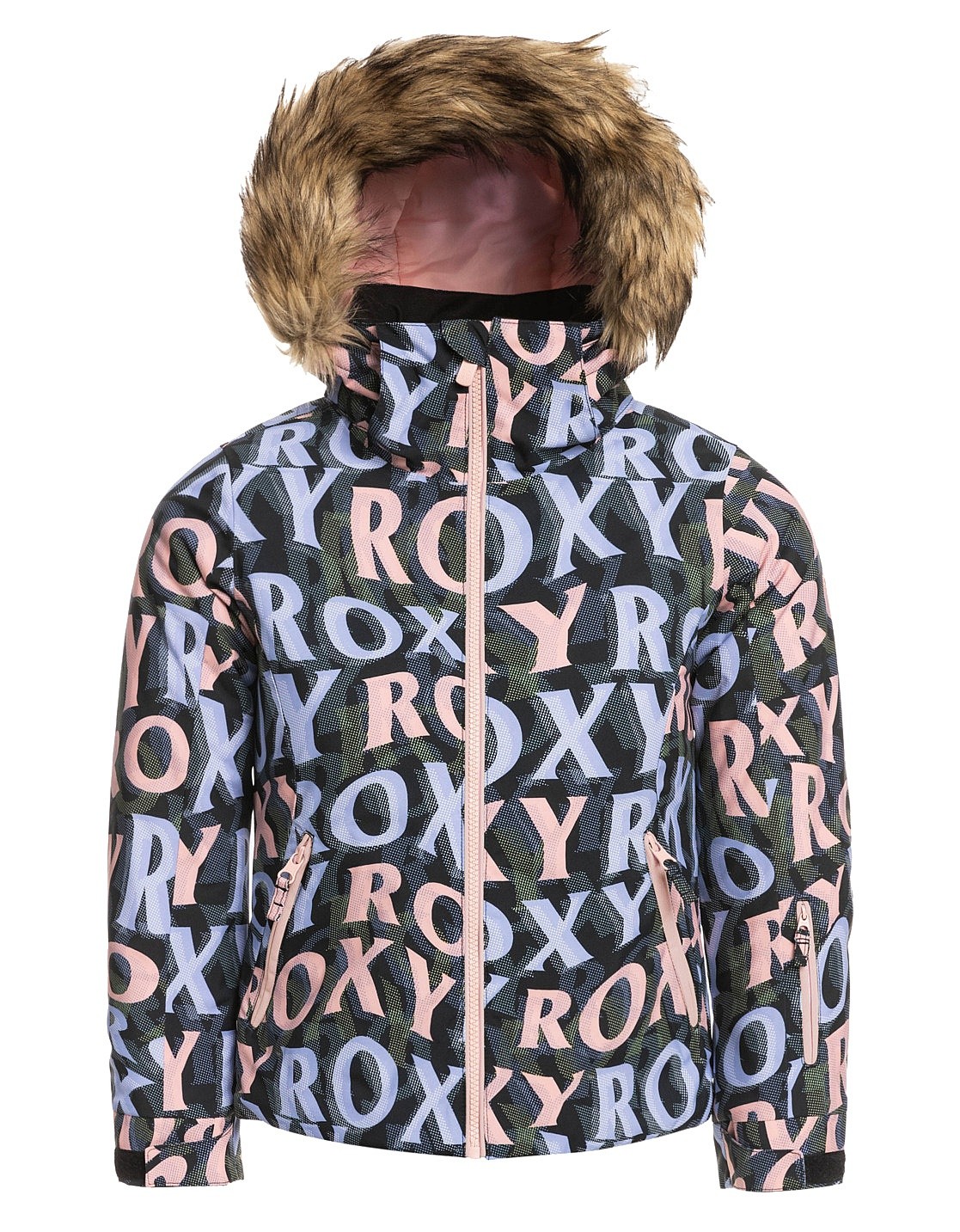 куртка Roxy Jet Ski - KVJ6/True Black Sunbeam Lettering - girl´s