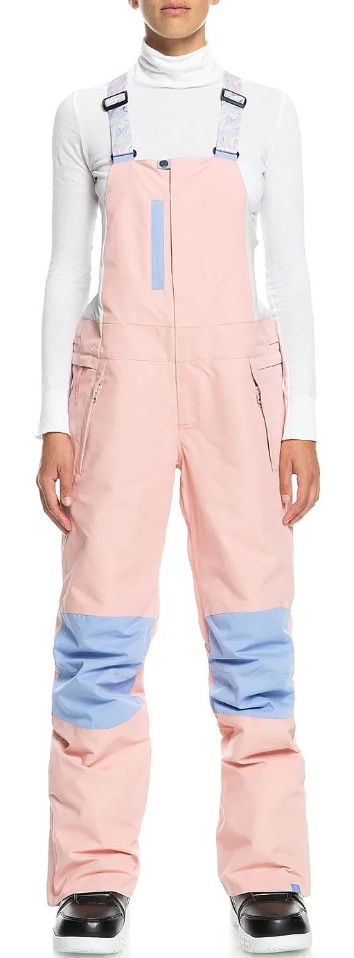 nohavice Roxy Chloe Kim Bib - MGD0/Mellow Rose
