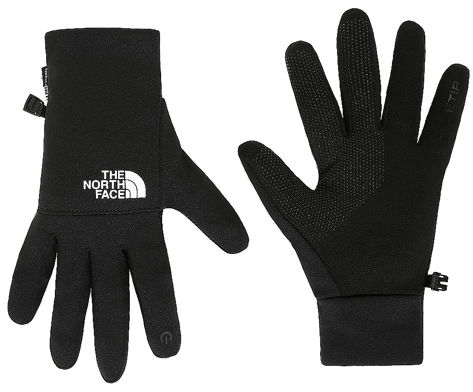 перчатки The North Face Etip Recycled - TNF Black/TNF White Logo - men´s