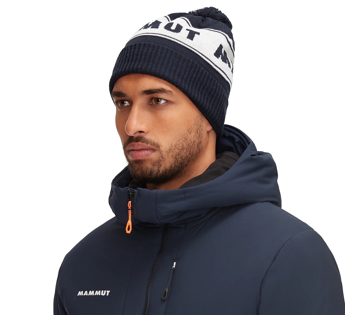 cap Mammut Peaks Marine/White