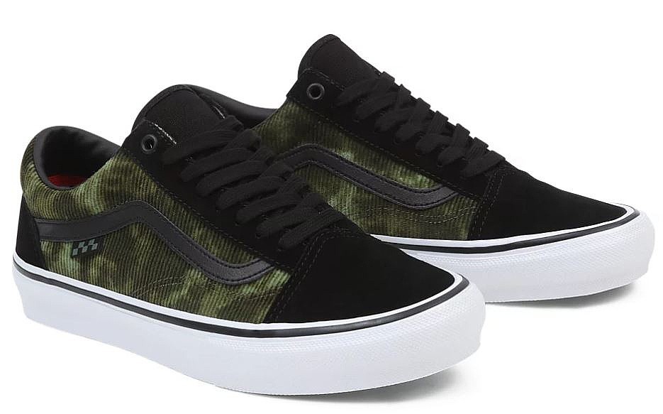 обувь Vans Skate Old Skool - Corduroy Tie-Dye/Black/White - men´s