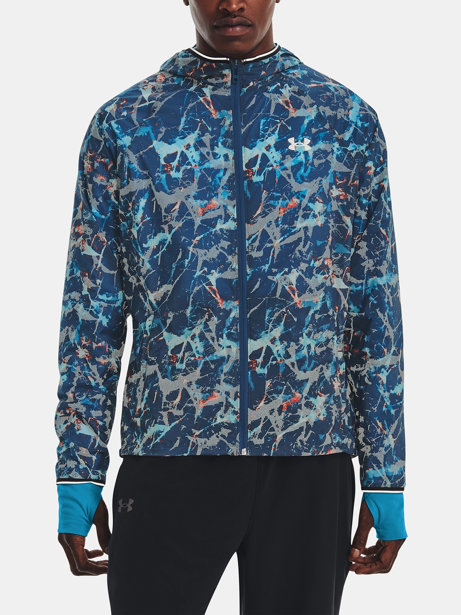jacket Under Armour Storm Outrun Cold Petrol Blue men´s