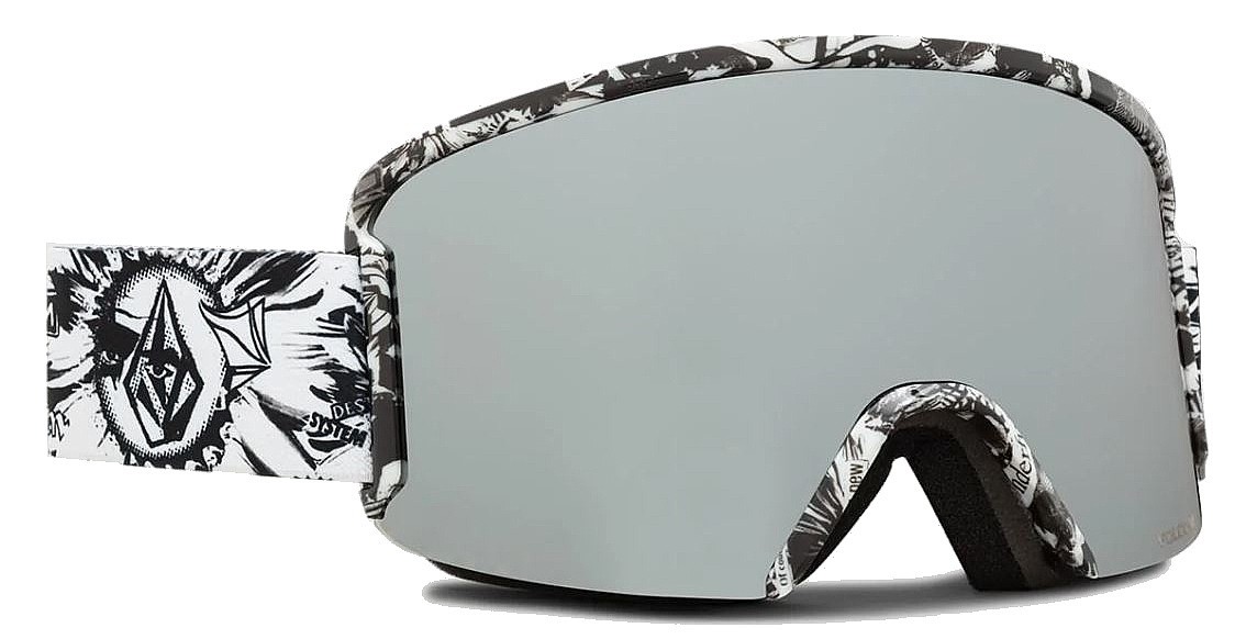des lunettes Volcom Garden Op Art - Silver Chrome