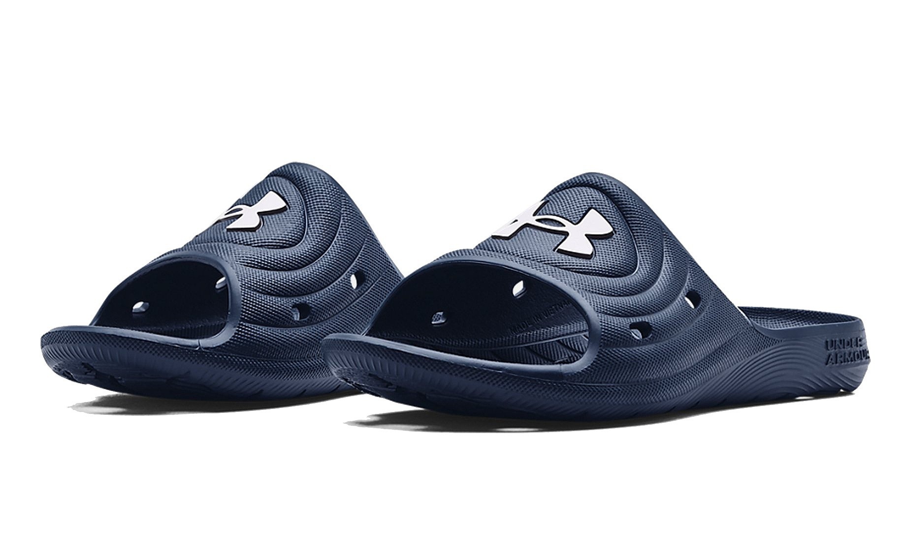 обувь Under Armour Locker IV Slides - 401/Academy/White - men´s