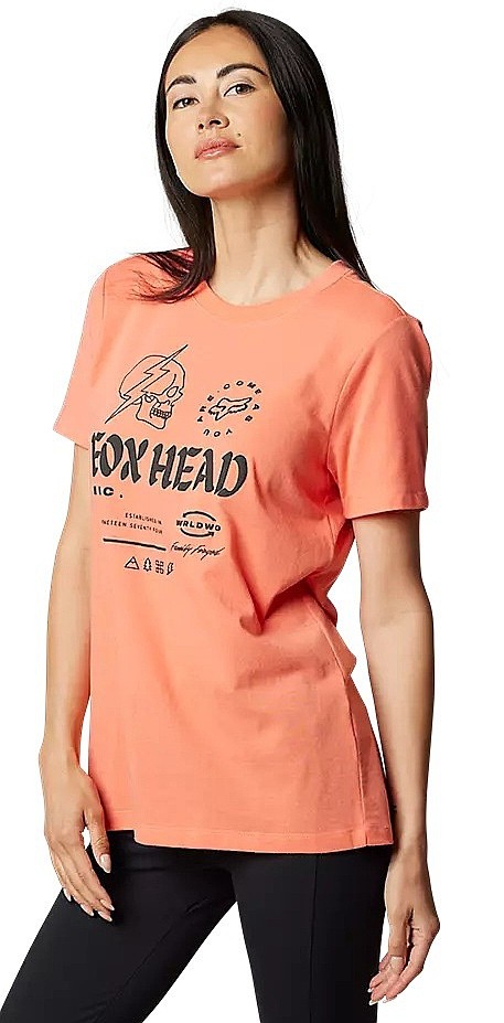 T-shirt Fox Unlearned - Wild Cherry - women´s