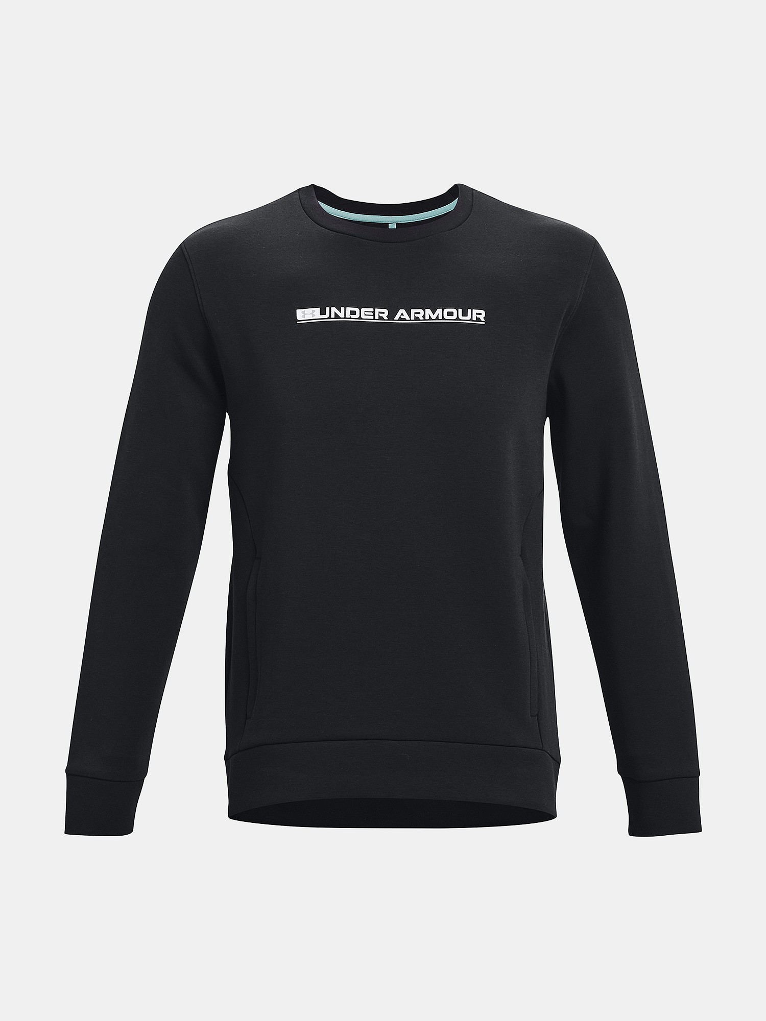 sweat-shirt Under Armour Summit Knit Crew - Black - men´s