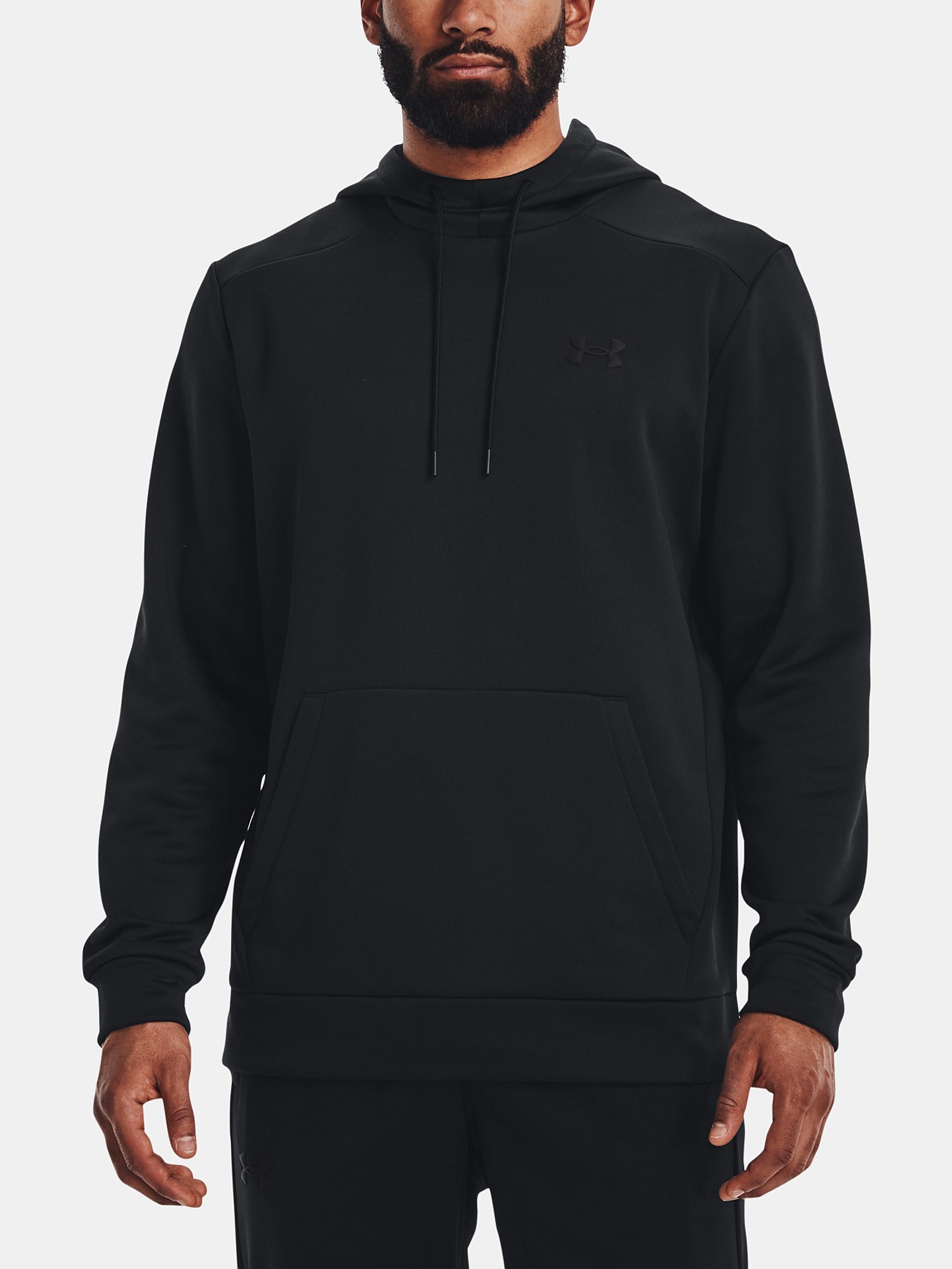sweat-shirt Under Armour Armour Fleece Hood - Black - men´s