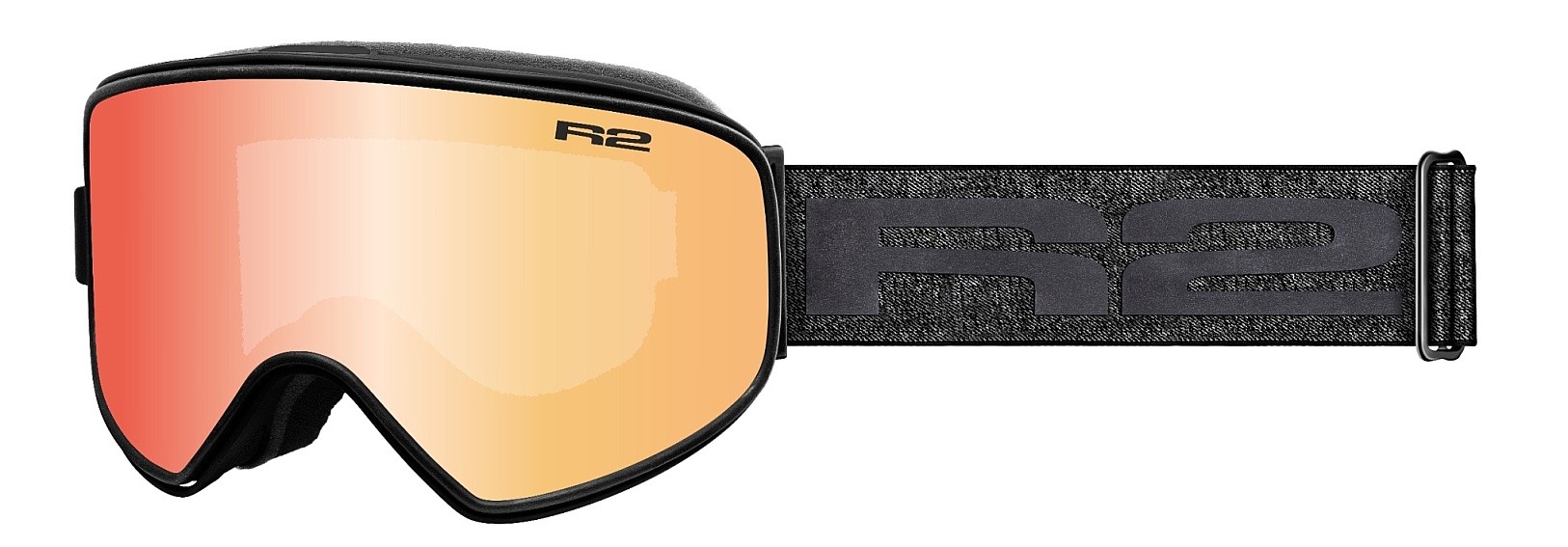 gogle R2 Avalanche - ATG05/Matte Black/Red Chrome/Transparent