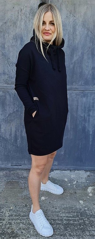 Kleid M.ASCH-Be original Mikinodress Art - Black - women´s