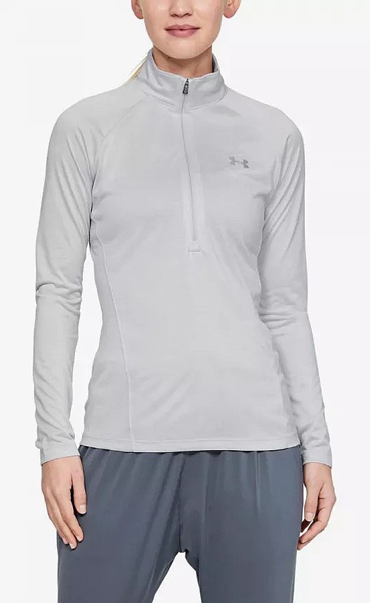 рубашка Under Armour Tech Twist LS - Halo Gray/Metallic Silver - women´s