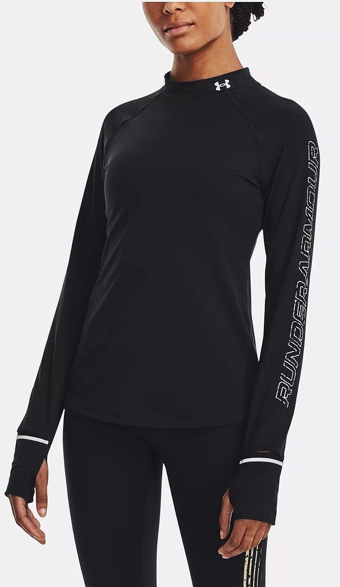 рубашка Under Armour OutRun The Cold LS - Black - women´s