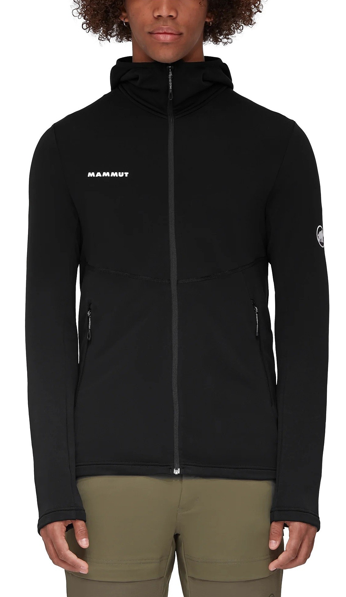 Jacke Mammut Aconcagua Light ML Hooded - Black - men´s