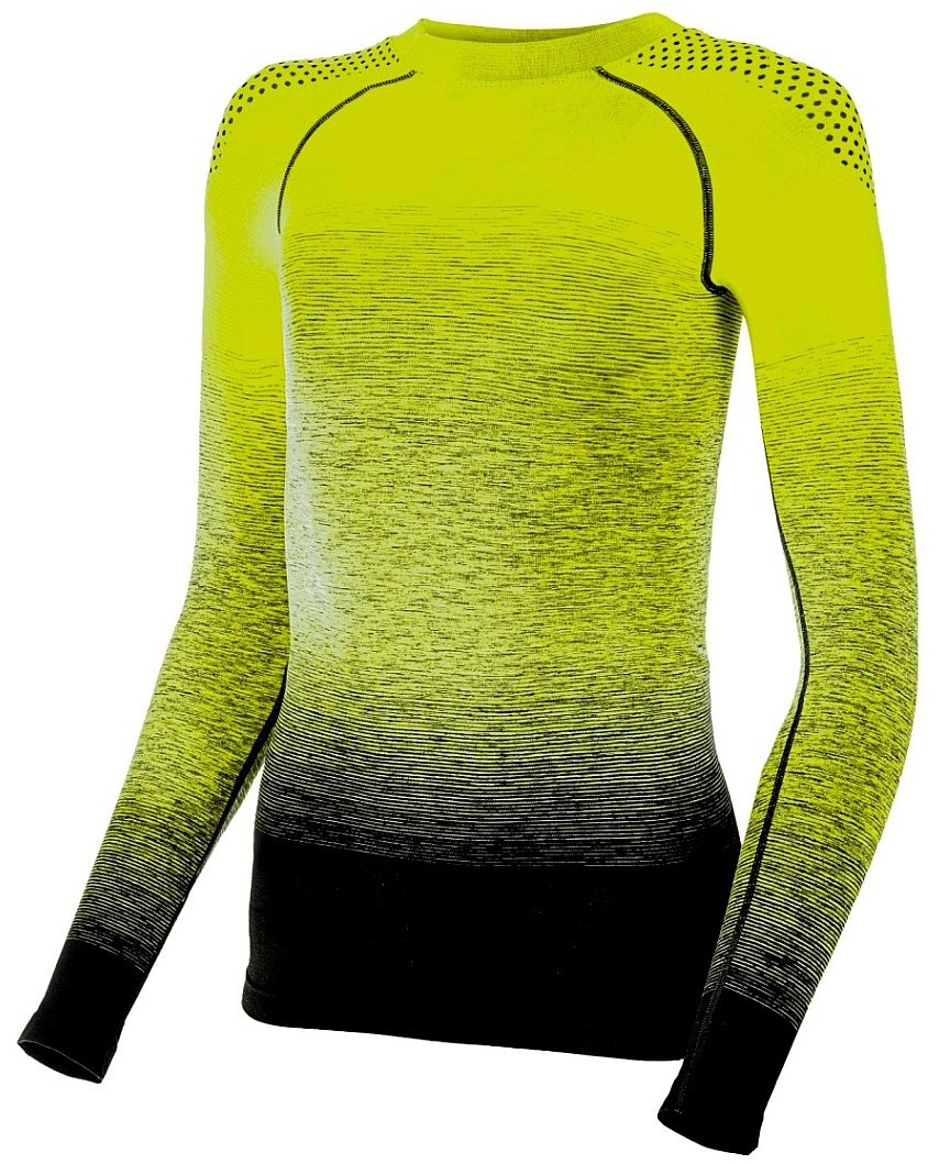 T-shirt R2 Musa LS - ATF309B/Neon Yellow/Black - unisex junior