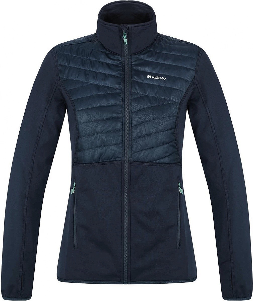 Sweatshirt Husky Airy L Zip - Dark Blue - women´s