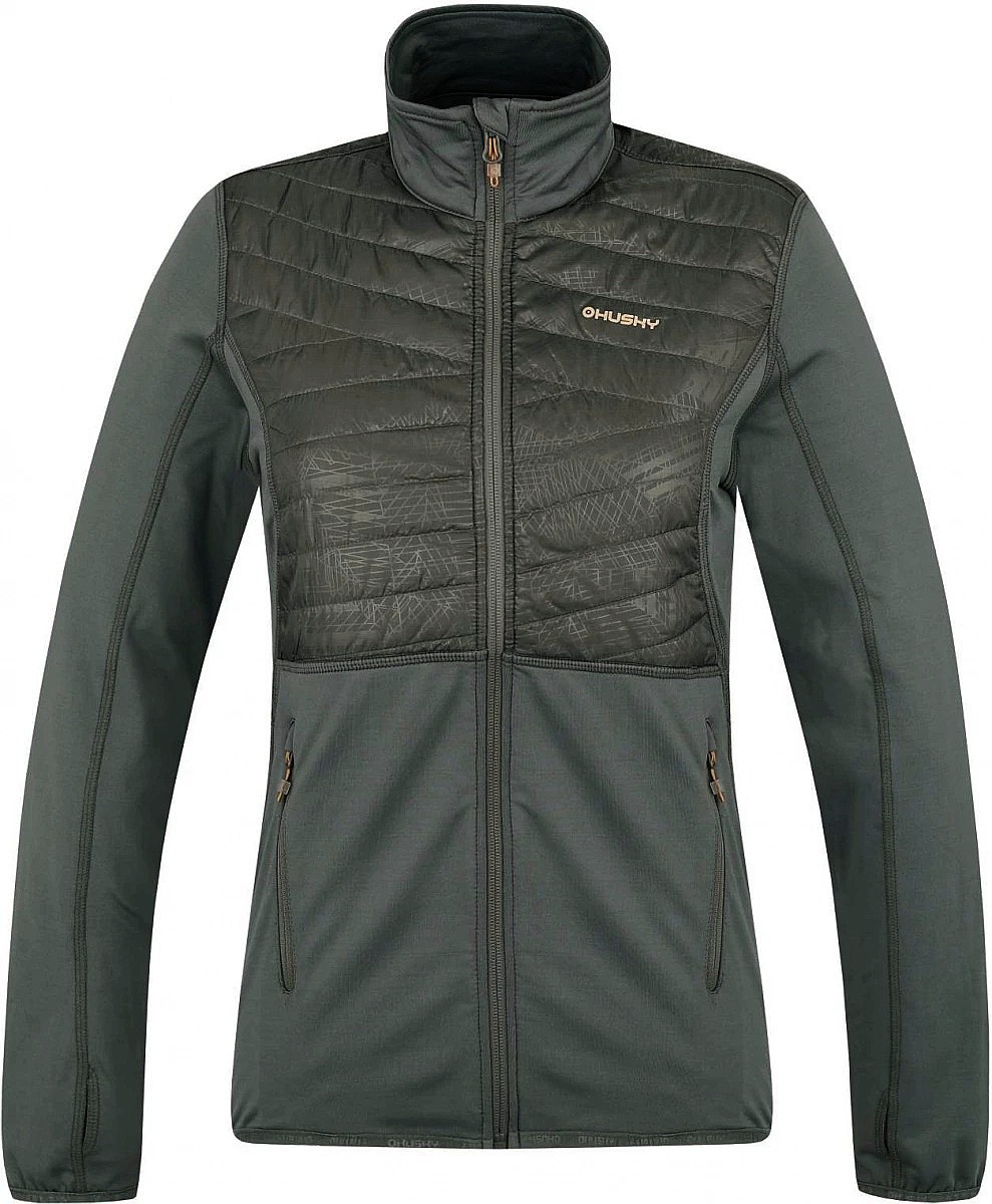 кофта Husky Airy L Zip - Dark Grey Green - women´s