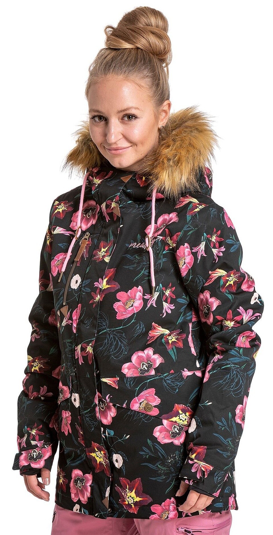 veste Meatfly Athena Premium - Hibiscus Black - women´s