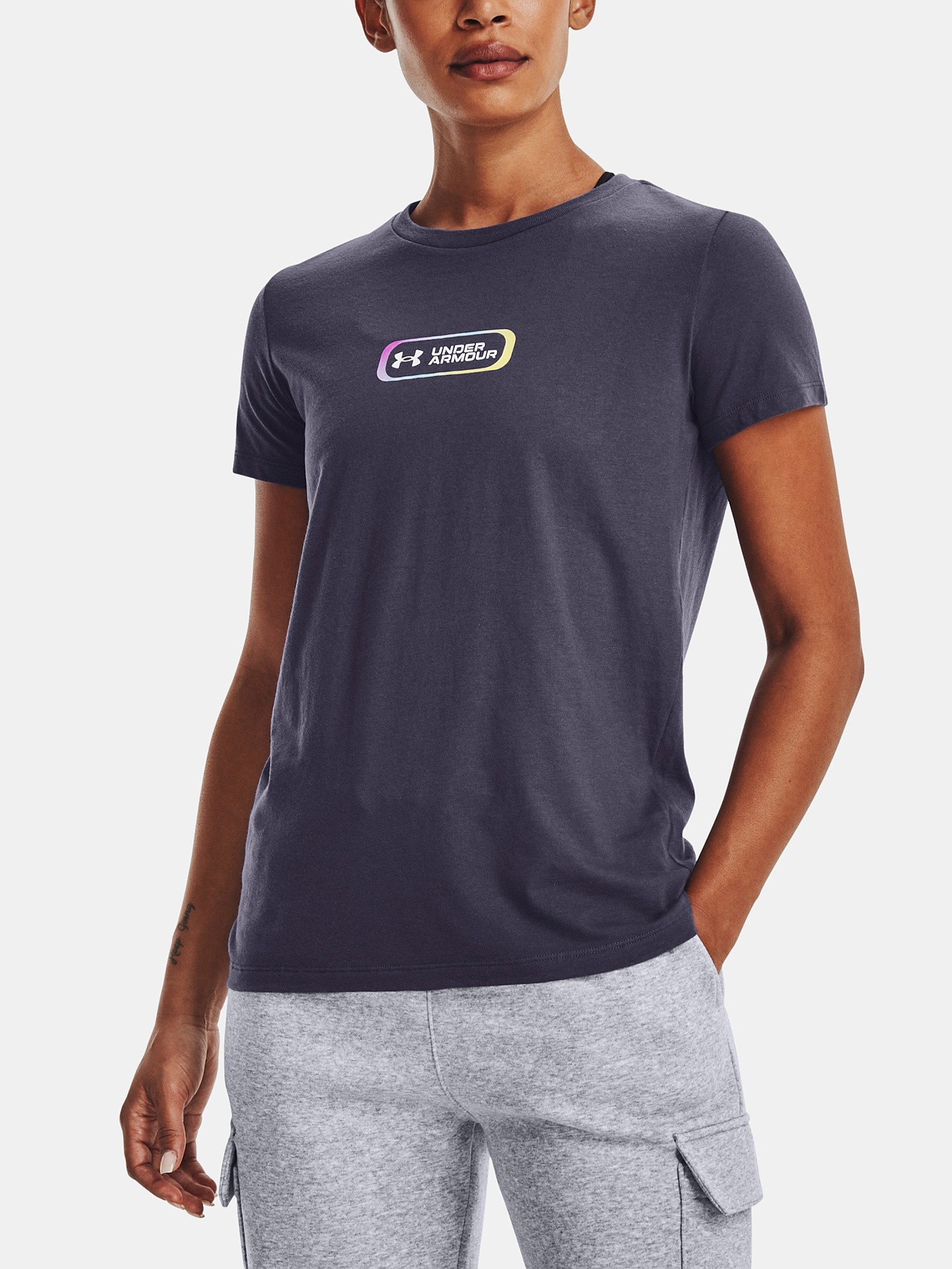 рубашка Under Armour Gradient Pill - Tempered Steel - women´s