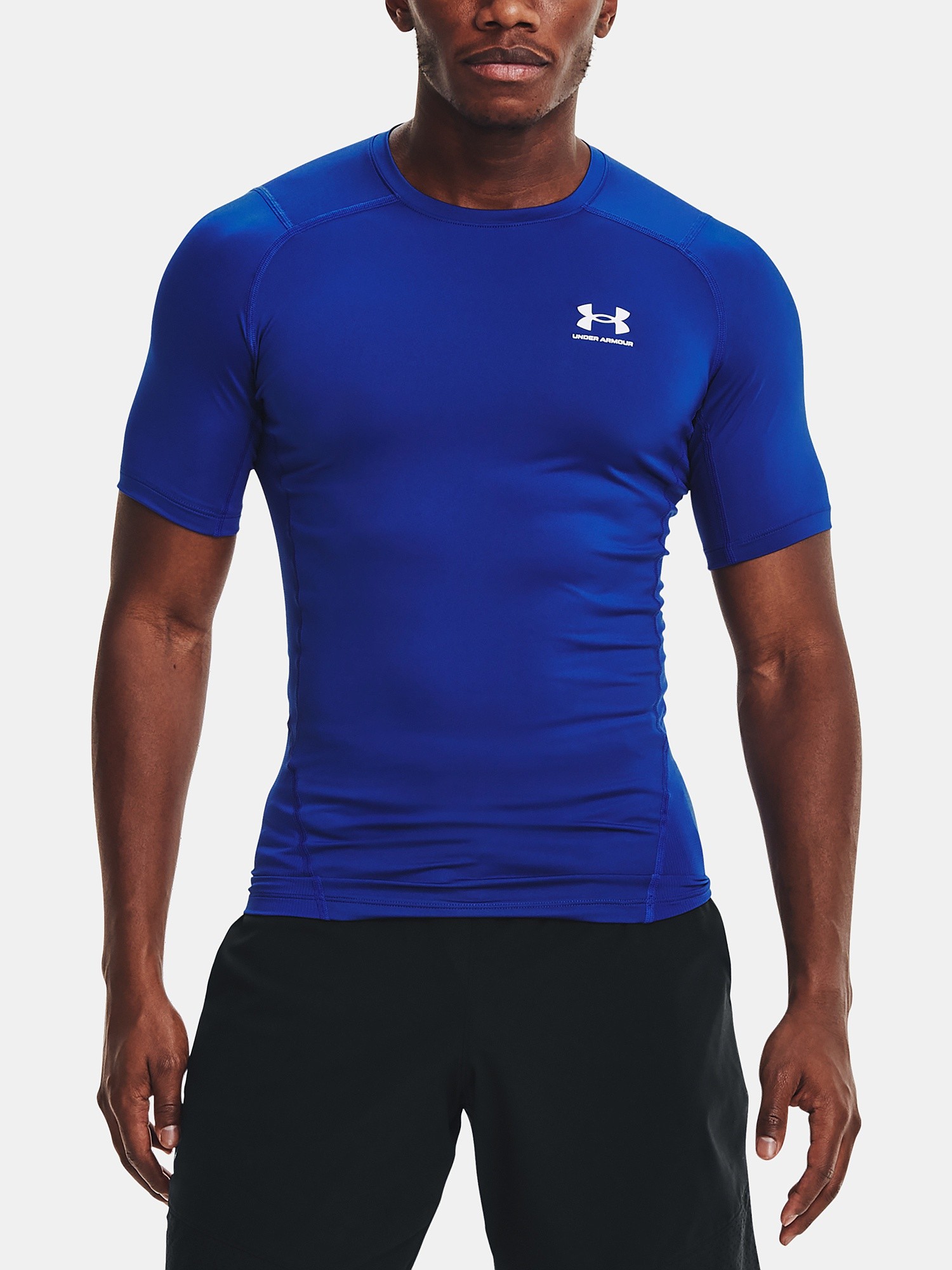 рубашка Under Armour HeatGear Armour Comp - Royal/White - men´s