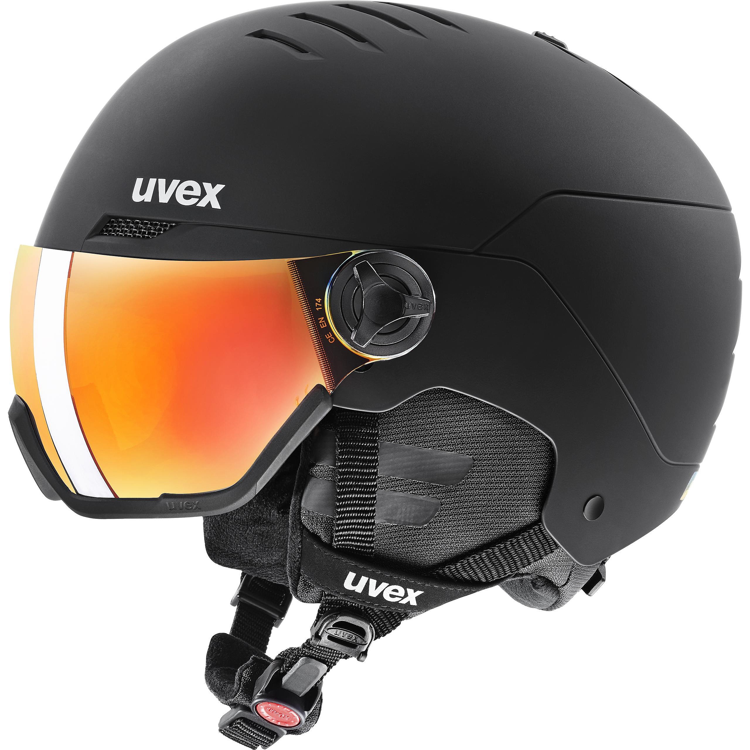helma Uvex Wanted Visor - Black Mat
