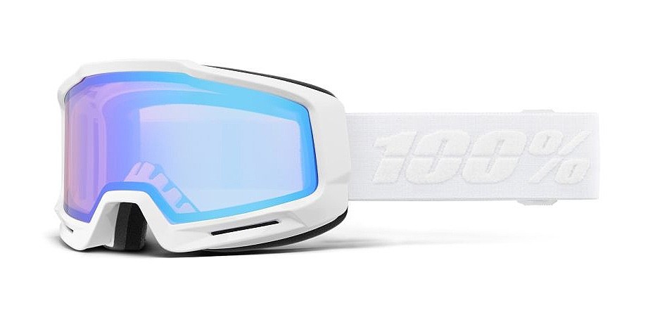 ochelari schi 100% Okan Hiper - White/Turquoise