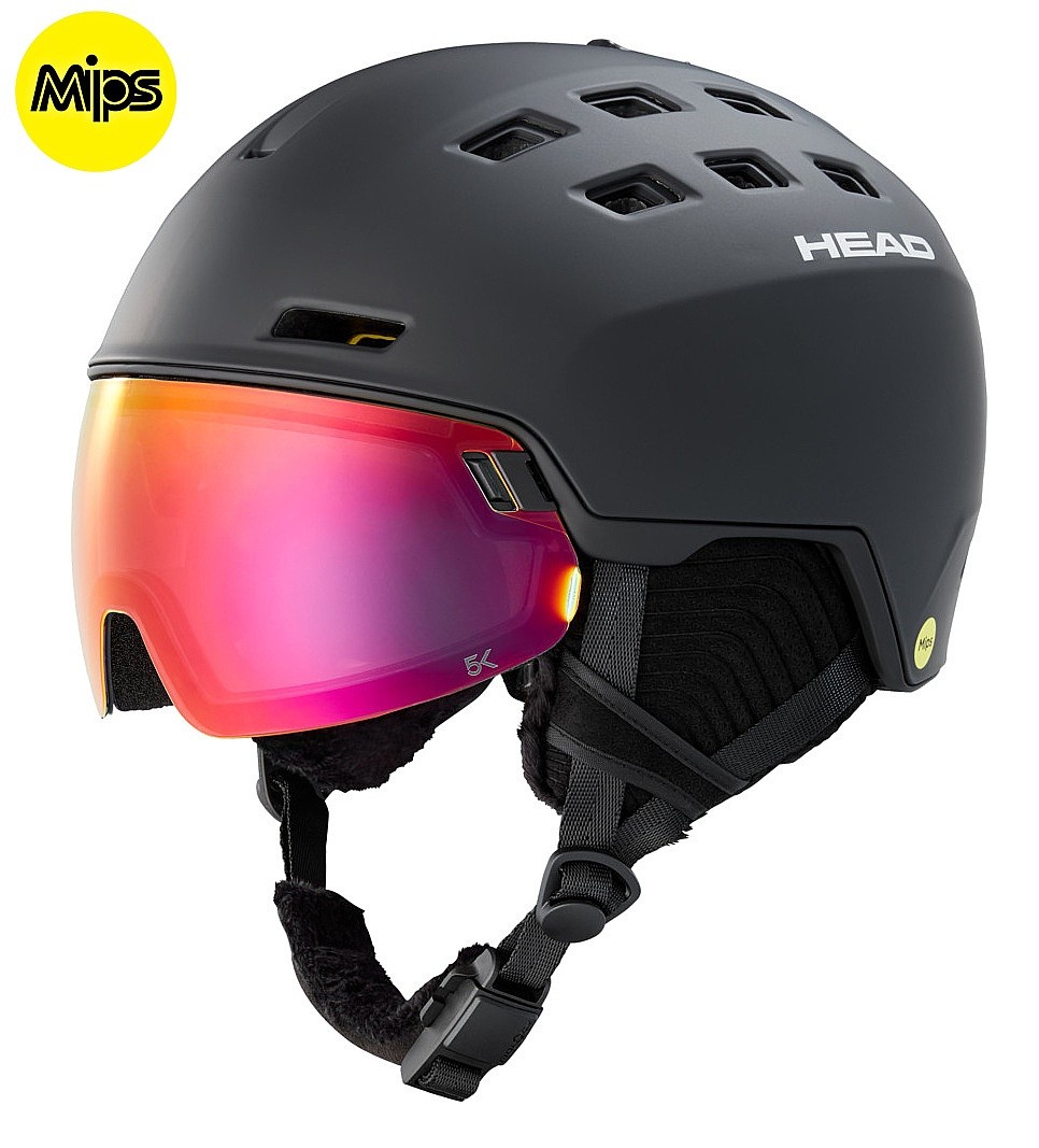 helma Head Radar 5K Mips Visor - Black