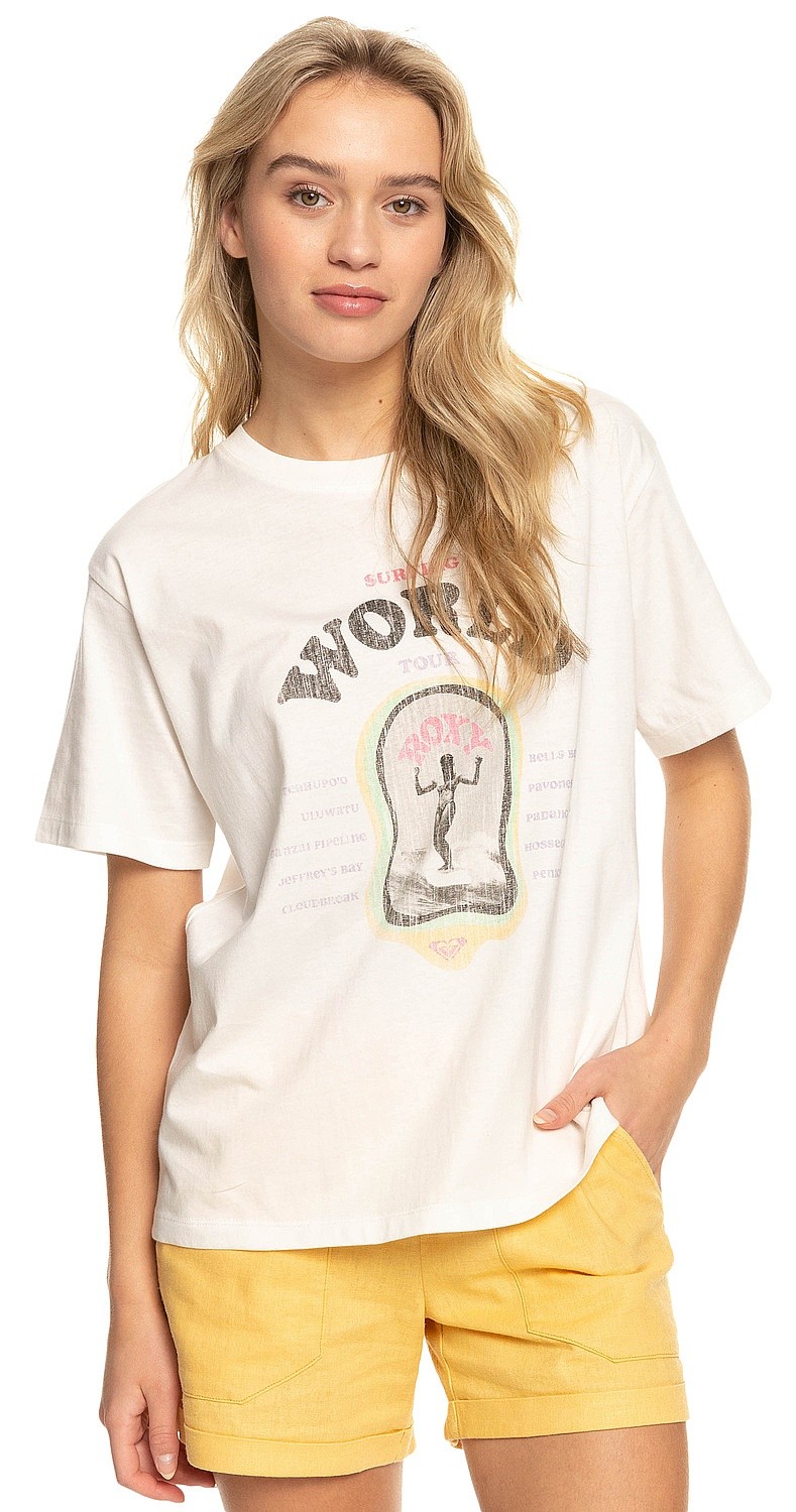 T-shirt Roxy Moonlight Sunset B - WBK0/Snow White