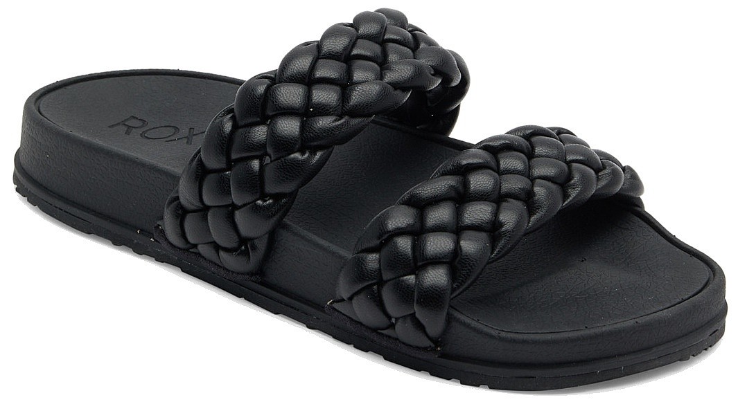 sko Roxy Slippy Braided - BLK/Black - women´s