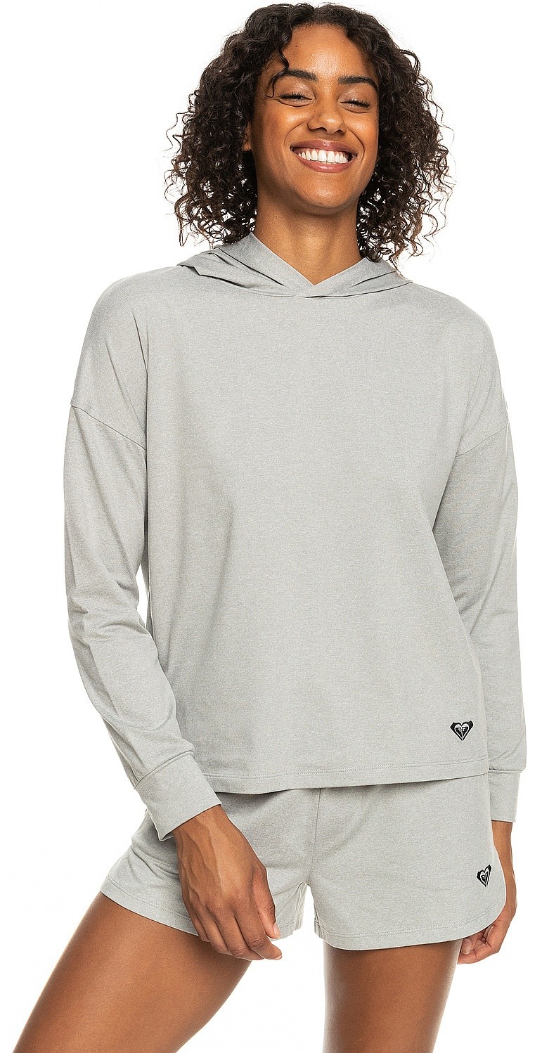 bluza Roxy Naturally Active Hoodie - SGRH/Heritage Heather