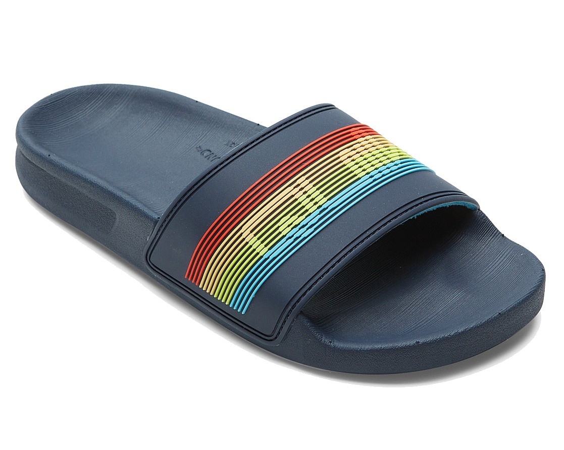 обувь Quiksilver Rivi Wordmark Slide - BYJ2/Blue 2 - boy´s