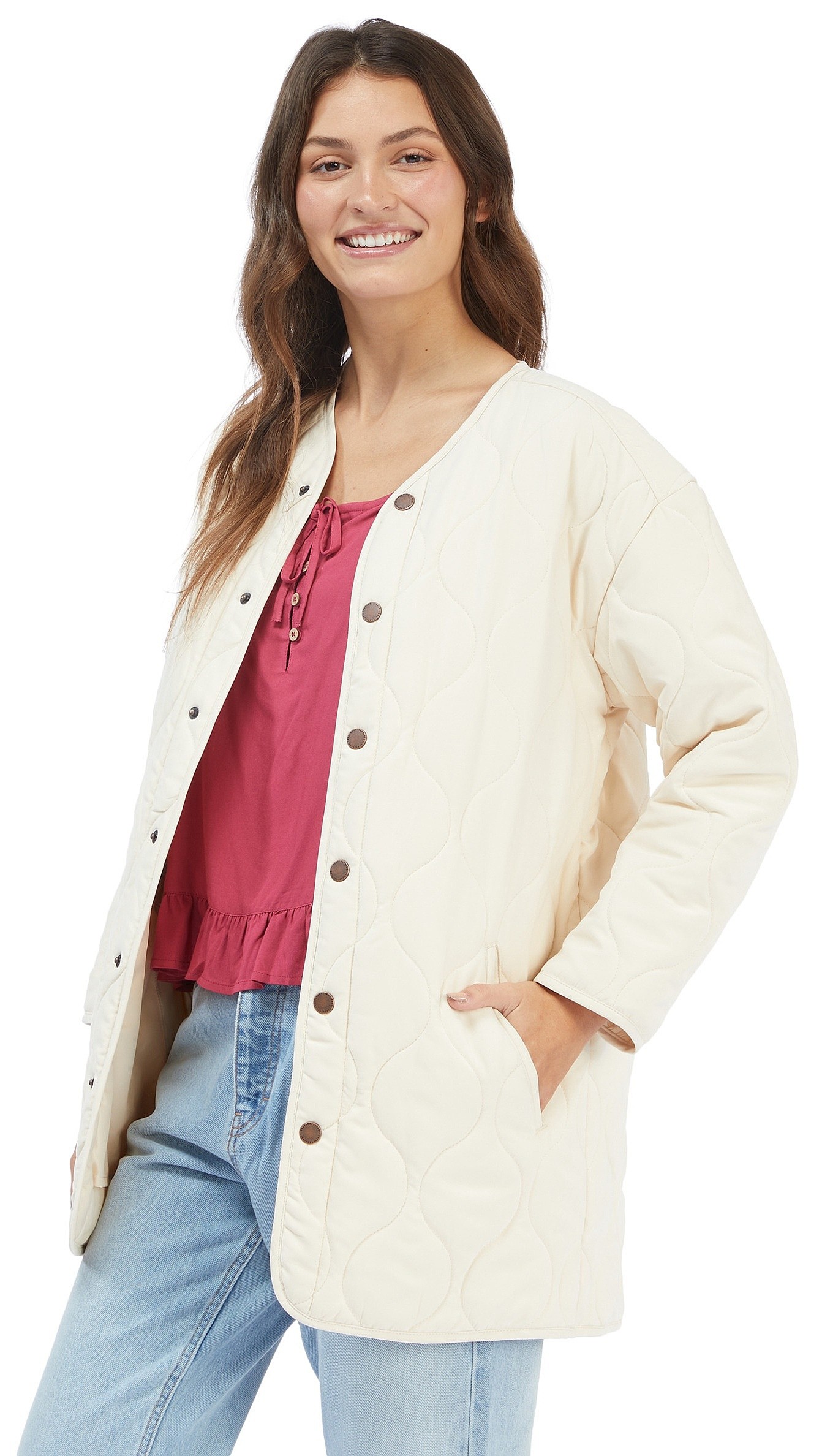 Jacke Roxy Holding On - TEH0/Tapioca - women´s