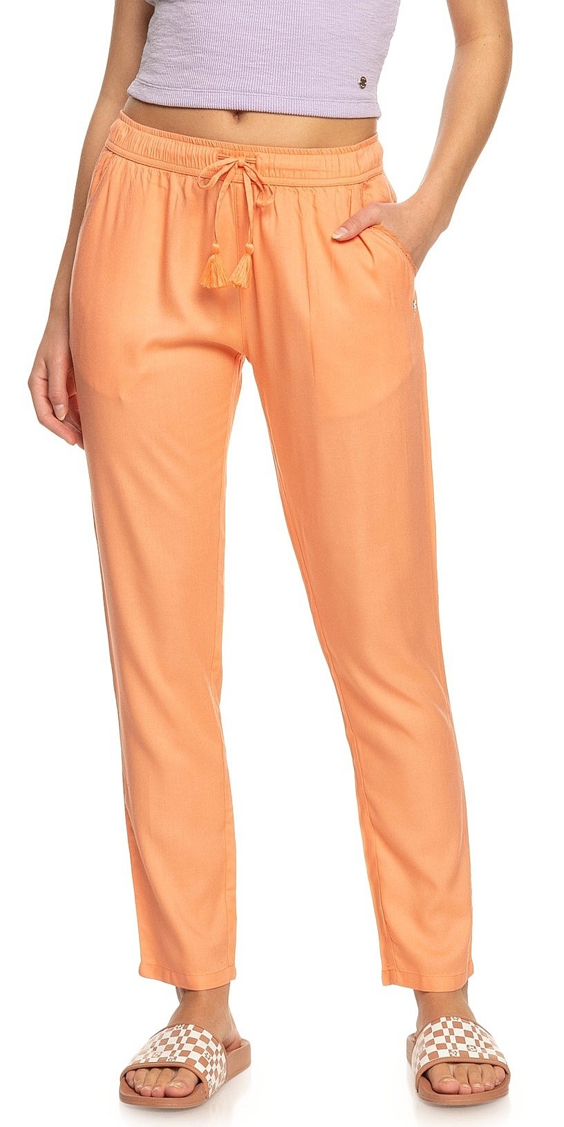 pantalon Roxy Bimini - MFQ0/Papaya Punch - women´s