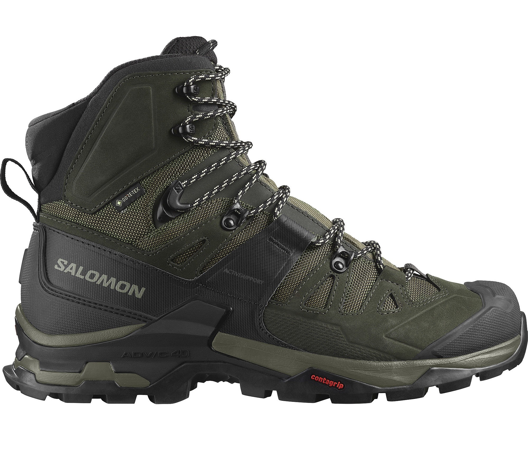 chaussures Salomon Quest 4 GTX - Olive Night/Peat/Safari - men´s