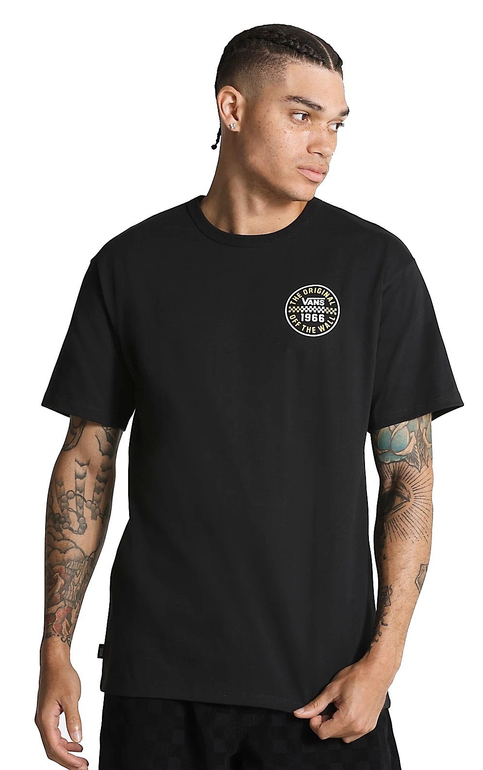 T-shirt Vans Off The Wall Checker Circle - Black