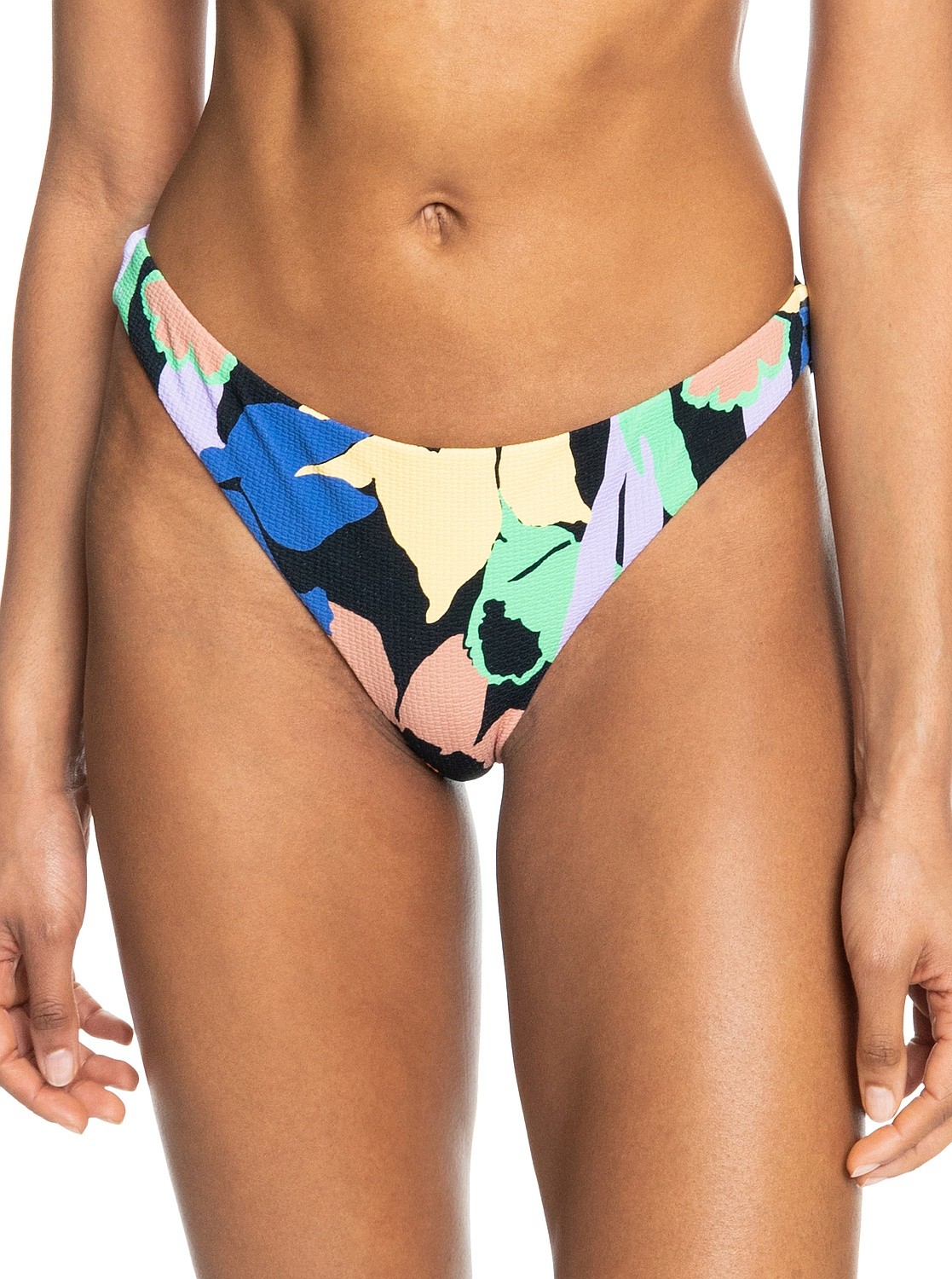 maillot de bain Roxy Color Jam Cheeky - KVJ6/Anthracite Flower Jammin - women´s