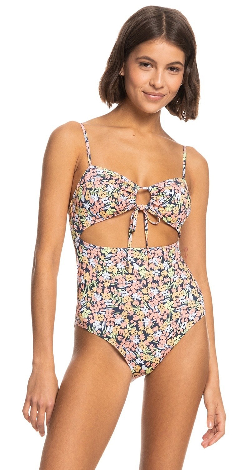 Badeanzug Roxy PT Beach Classics Fashion One Piece - BSP7/Mood Indigo Ditsy Love - women´s