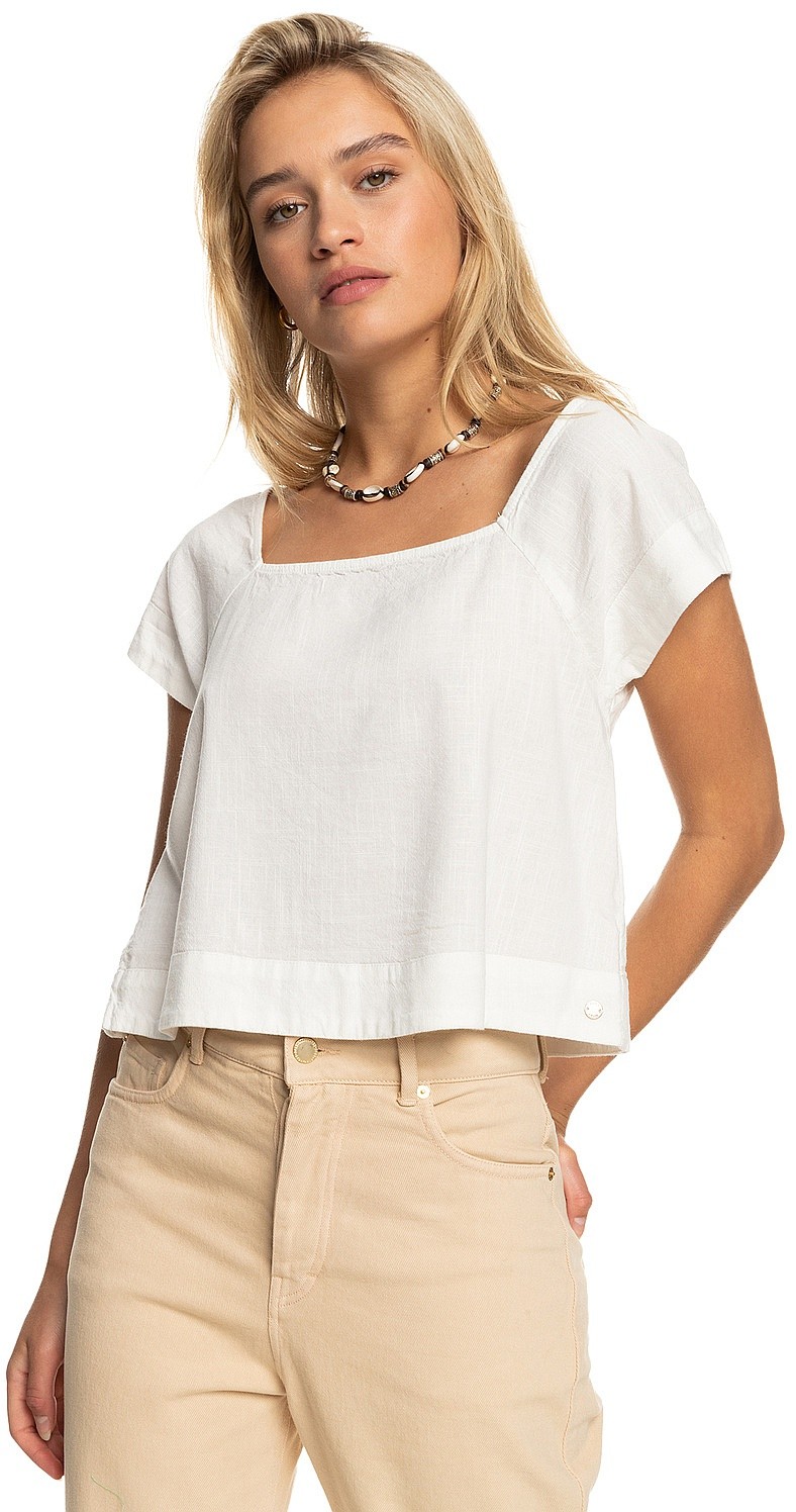 tričko Roxy Ocean Amor - WBK0/Snow White