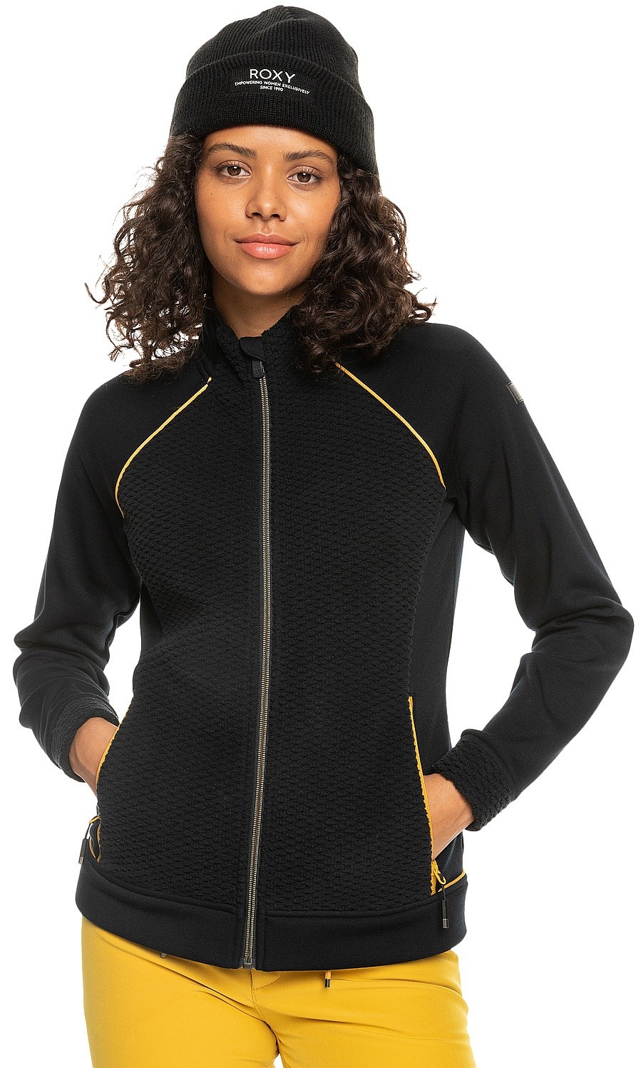 Sweatshirt Roxy Limelight Zip - KVJ0/True Black - women´s