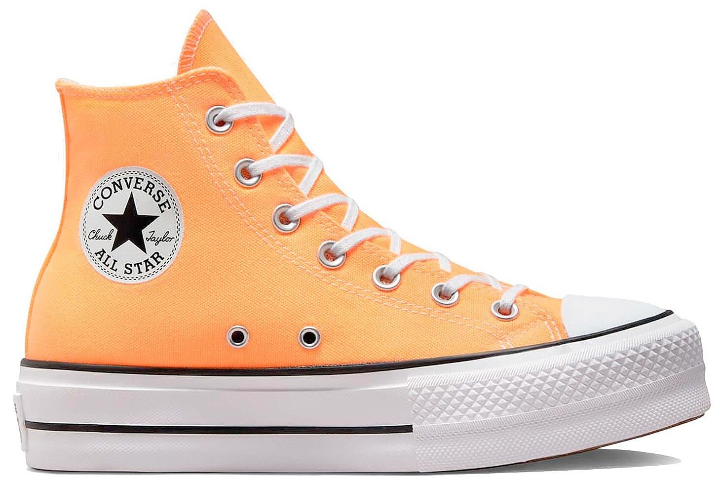 chaussures Converse Chuck Taylor All Star Lift Platform Seasonal Hi - A03052/Peach Beam/Black/White - women´s