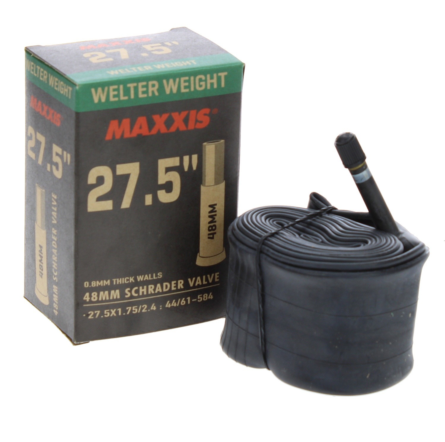 dętka Maxxis Welter Weight Auto-SV 48mm 27.5"x1.75"-2.40" - Black