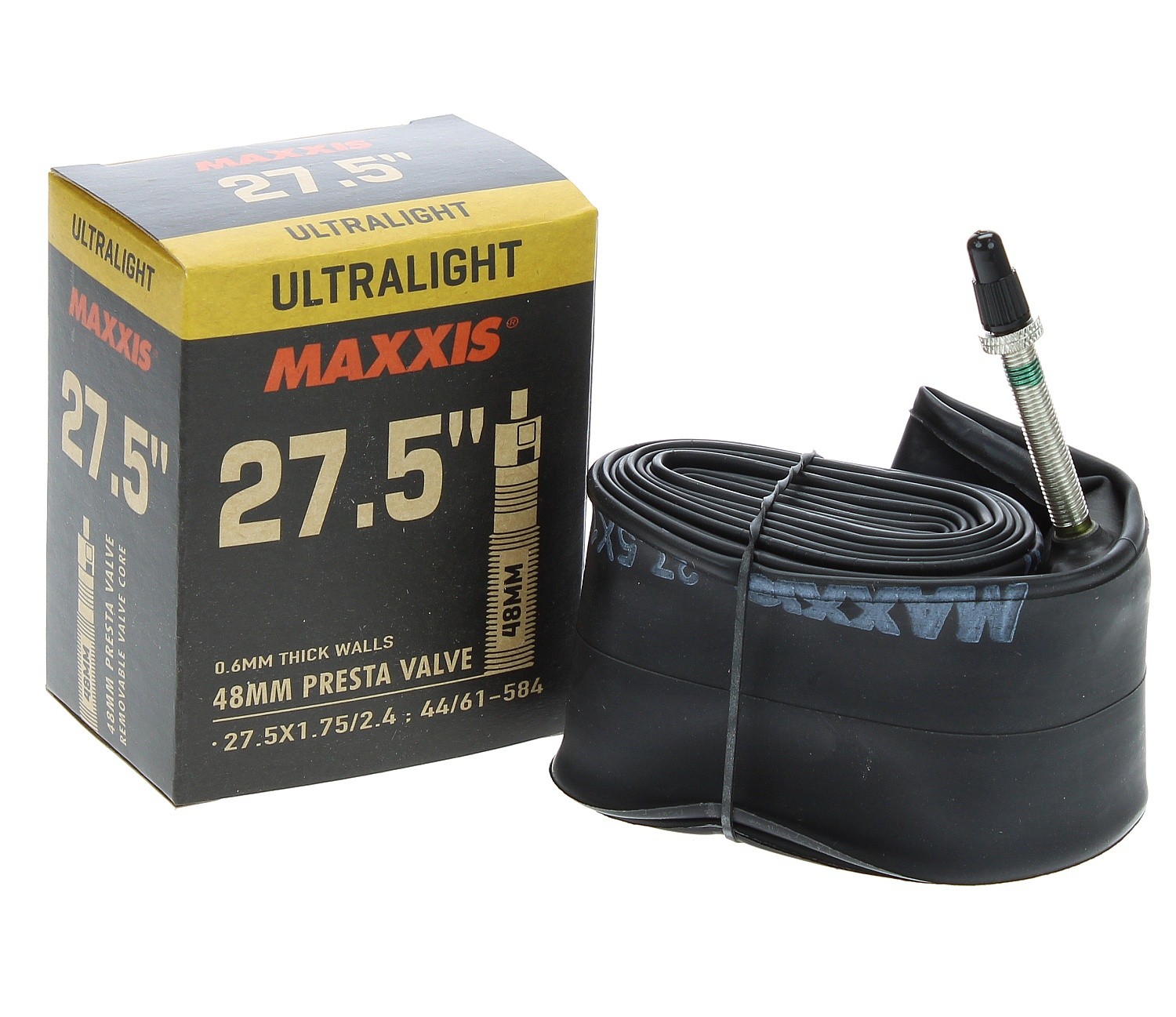 dętka Maxxis Ultralight Gal-FV 48mm 27.5"x1.75"-2.40" - Black