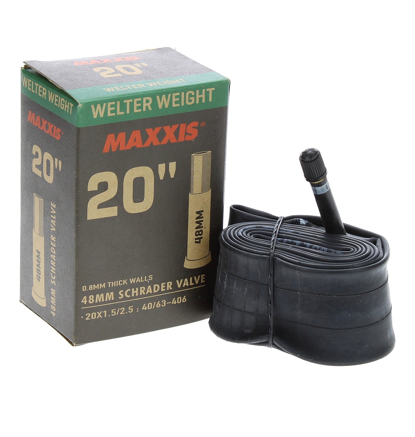 duša Maxxis Welter Weight Auto-SV 48mm 20"x1.50"-2.50" - Black