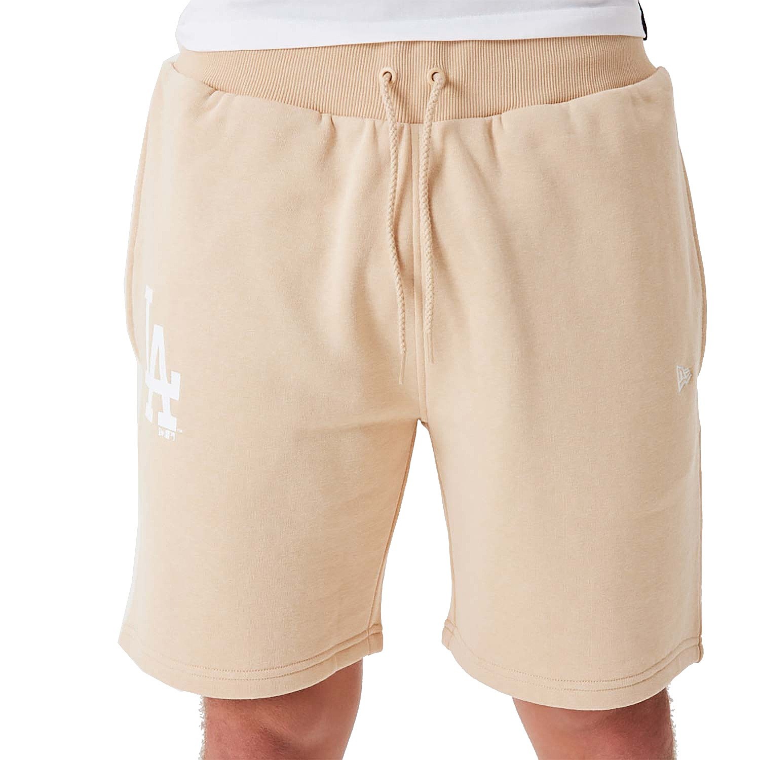 short New Era League Essential MLB Los Angeles Dodgers - Oatmeal/White - men´s