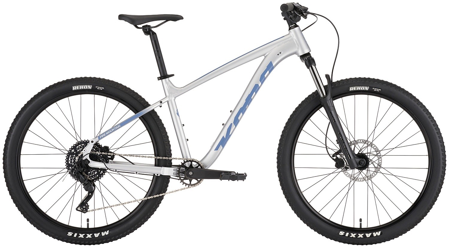 велосипед Kona Fire Mountain 27.5" - Matt Faux Raw Silver
