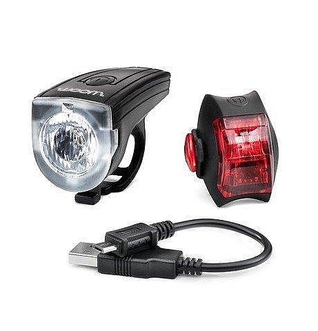 svetlo Woom USB 2 Pack - Black