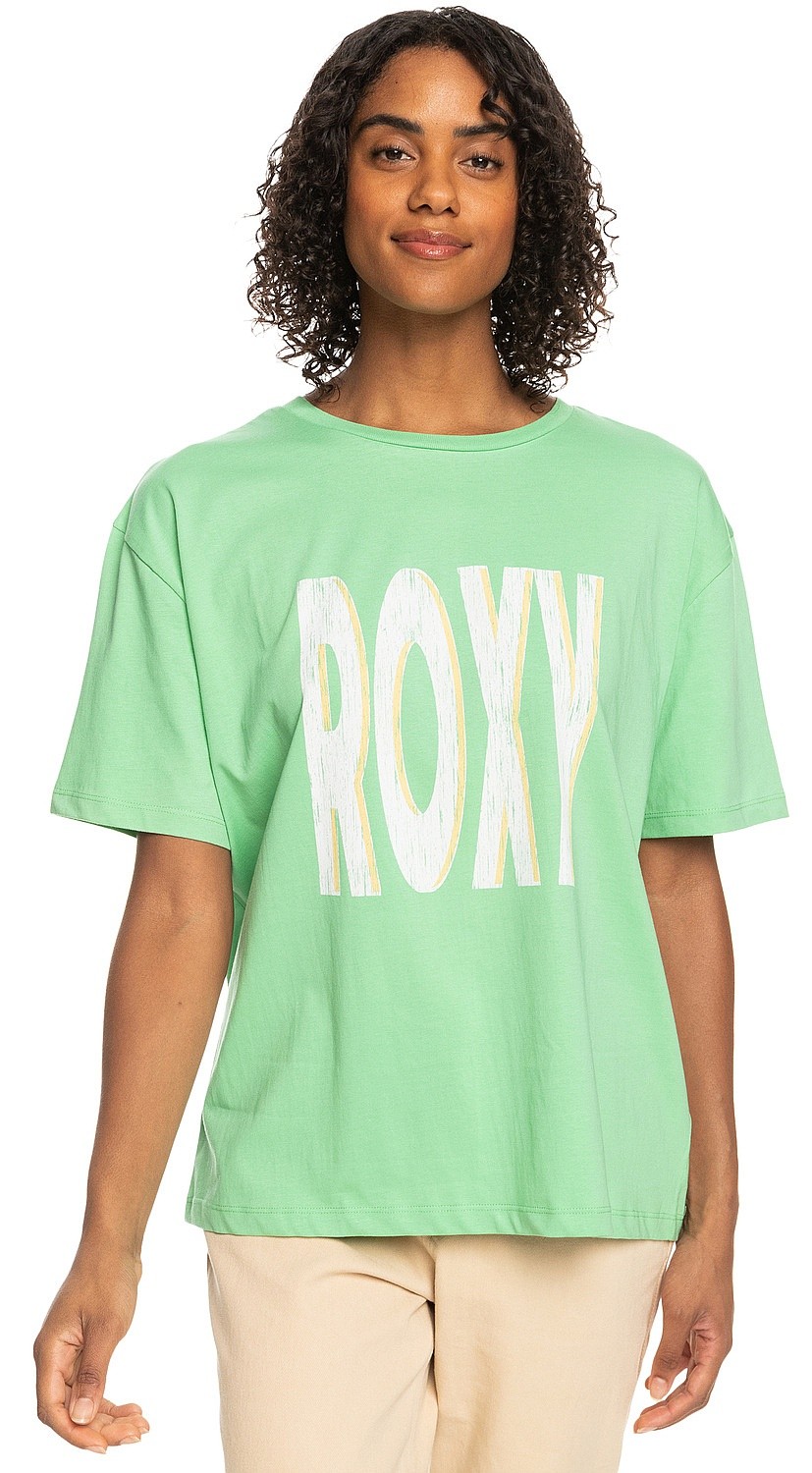 T-shirt Roxy Sand Under The Sky - GHY0/Absinthe Green - women´s