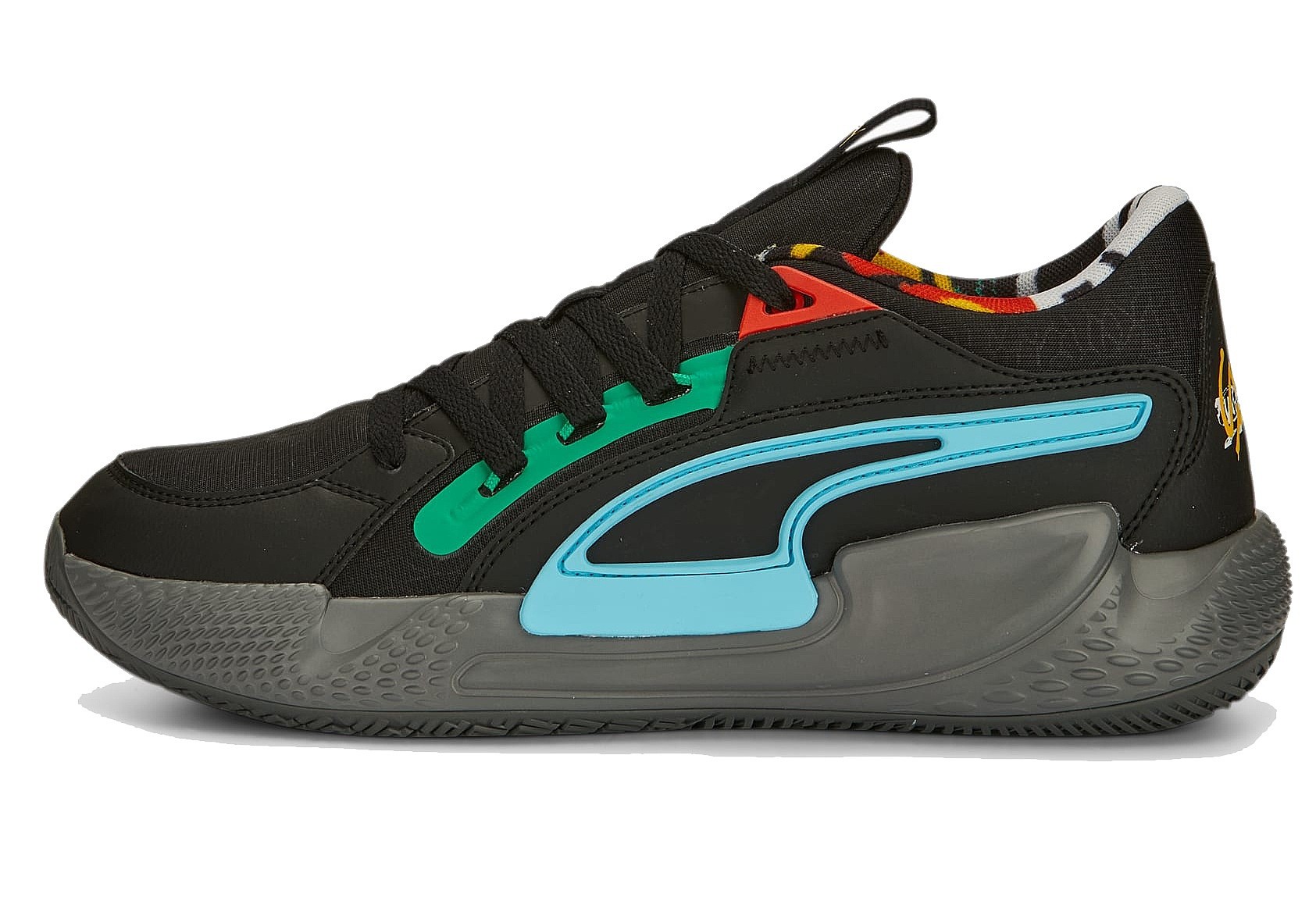buty Puma Court Rider Chaos Block Party - Puma Black/Cast Iron