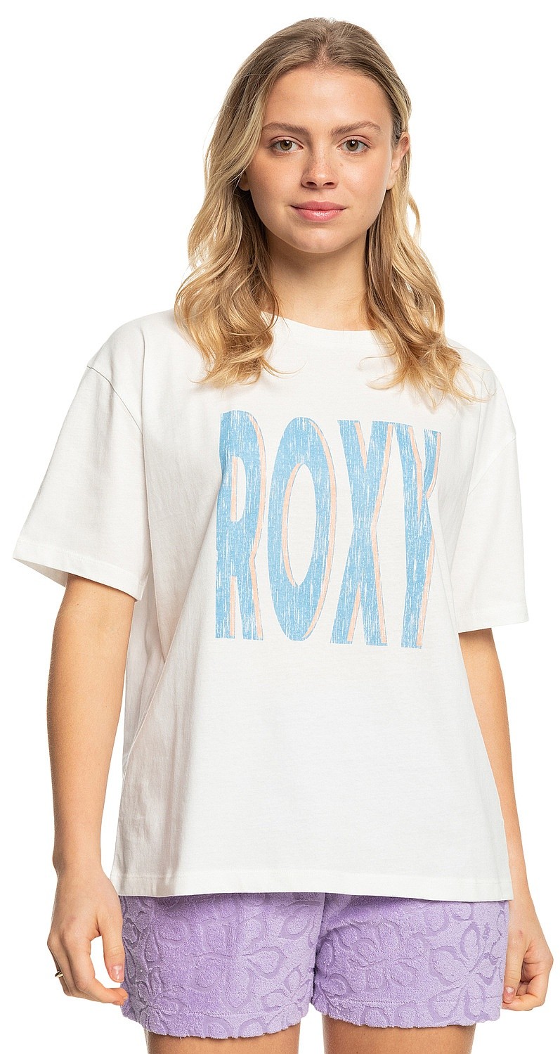 T-shirt Roxy Sand Under The Sky - WBK0/Snow White - women´s