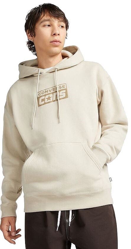 sweat-shirt Converse Cons Brushed Back Fleece Pullover/10024013 - A06/Beach Stone - men´s